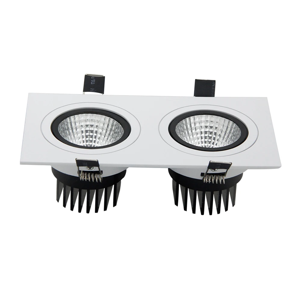 High-Brightness-Double-head-Square-led-downlight-Dimmable-10W-14W-18W-24W-led-cob-Recessed(4)