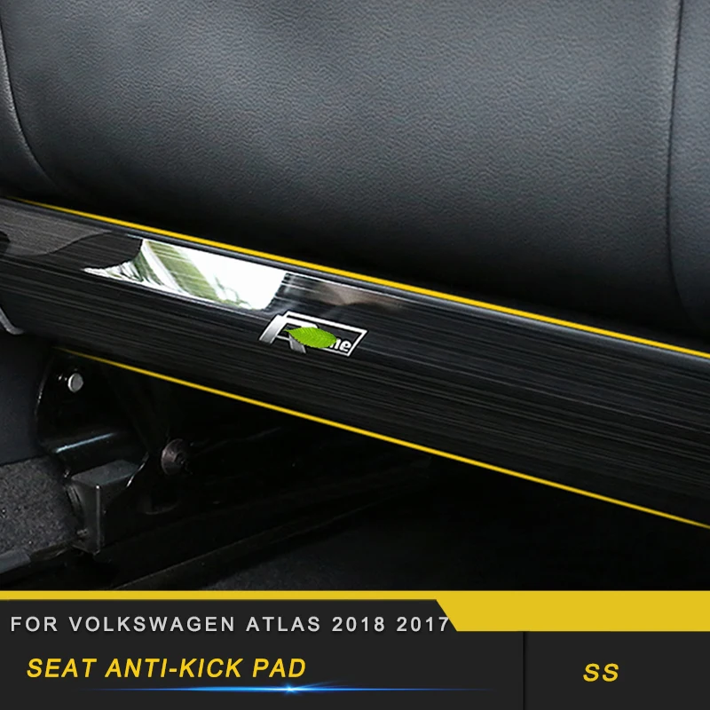 

For VW Volkswagen Passat Polo LAVIDA Arteon Magotan Sagitar Bora Car Seat Anti Kick Board Pad Cover Chrome Accessories