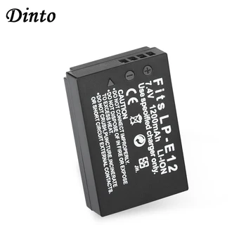 

Dinto 1pc 1200mAh LP-E12 LPE12 LP E12 Rechargeable Li-ion Camera Battery Pack for Canon EOS 100D Kiss X7 Rebel SL1 EOS M10