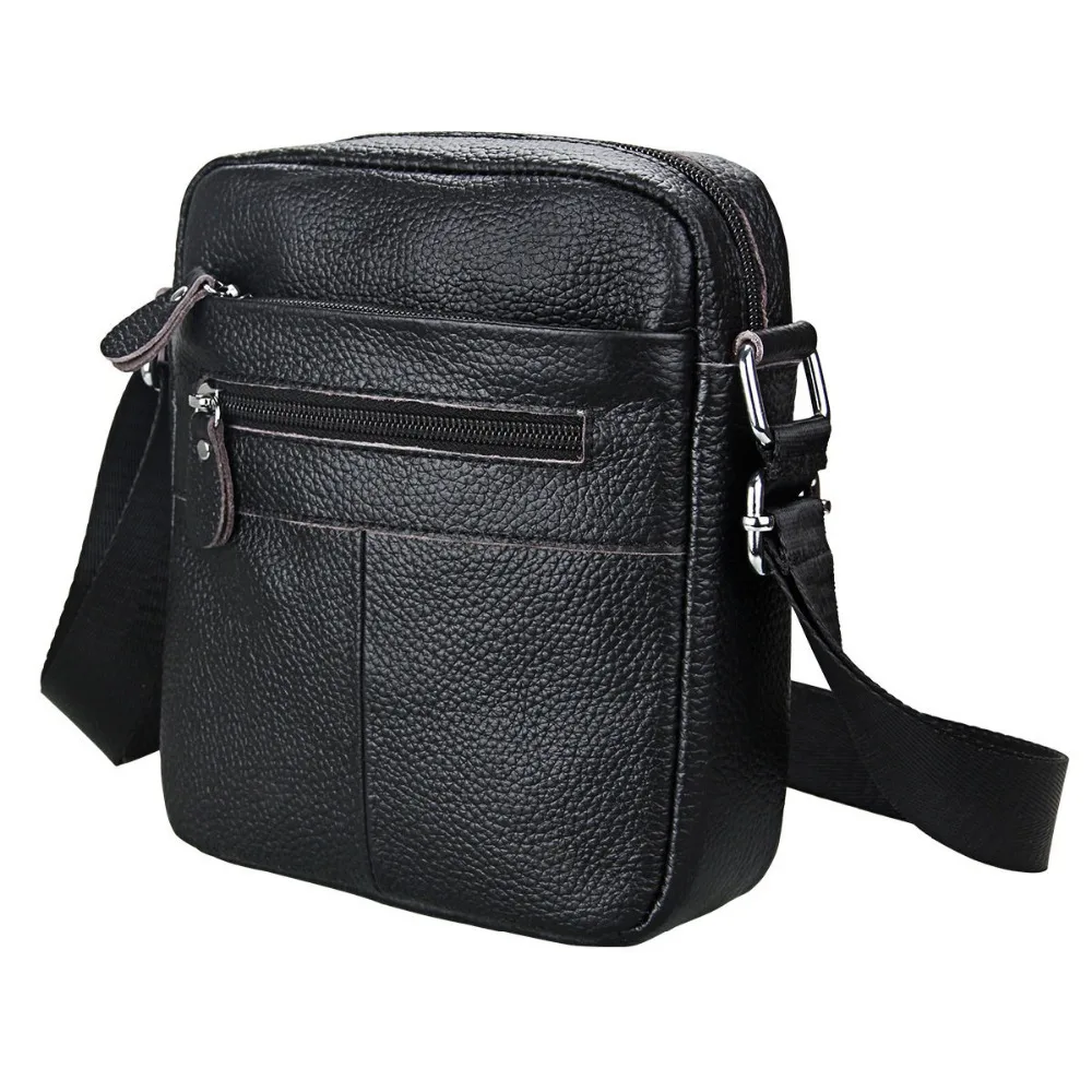 Men Shoulder Bag Genuine Leather Small Messenger Bag Men Leather Shoulder Man Bags Soft Cowhide ...