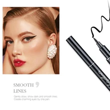 Классная Черная Подводка для глаз водостойкая стойкая быстросохнущая жидкая подводка для глаз