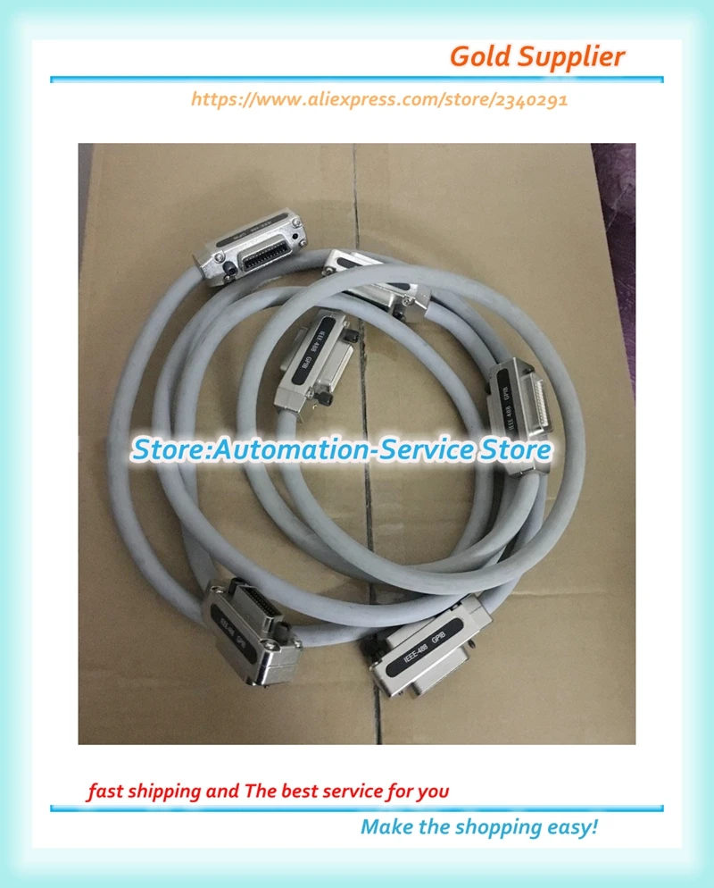 

GPIB cable 1m meter IEEE-488 wire universal interface bus 0.5M 1M 1.5M 3M 5M 10M