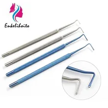 Титановый сплав нержавеющая сталь микроскопия устройство squint крюк 6 8 10 12 мм круглая ручка с отверстиями и без отверстий