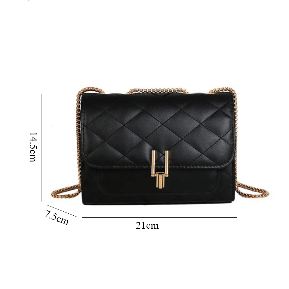 

2018 New Luxury Women Leather Handbags Designer Chain Shoulder Bags Famous Brand High Quality Sac Main Femme De Marque Luxe
