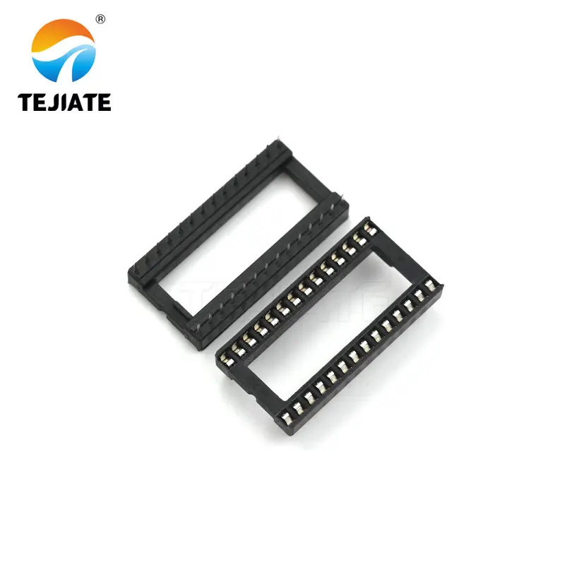 10 шт. IC розетки DIP6 DIP8 DIP14 DIP16 DIP18 DIP20 DIP28 DIP40 шпильки DIP разъем 6 8 14 16 18 20 24 28 40