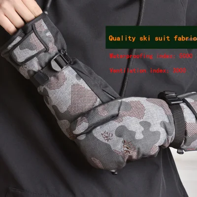 LTVT-Waterproof Ski Gloves for Men and Women, Snowboard Gloves, Motorcycle Riding Winter Gloves, Unisex Snow Gloves 4
