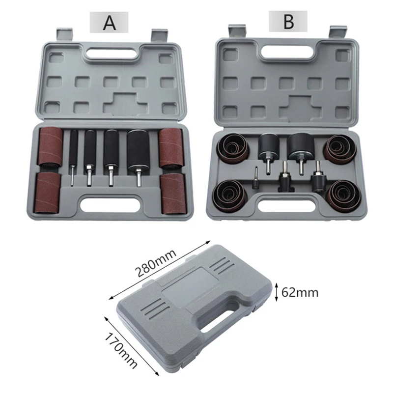 20 шт./25 шт. шлифовальный станок Dremel комплект шлифовальный ремень зернистость 80 120 наждачная бумага длинный короткий с шпиндельным чехлом для сверла пресс роторные инструменты