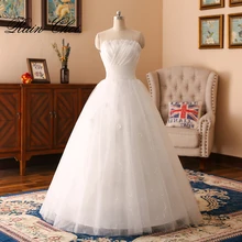 Wedding Dresses 2018 Tulle Bridal Gown Strapless Wedding Gowns Robe De Mariage