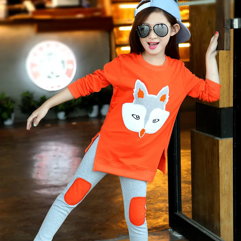 Girls Spring Sets 2017 New font b Children s b font Leisure font b Clothing b
