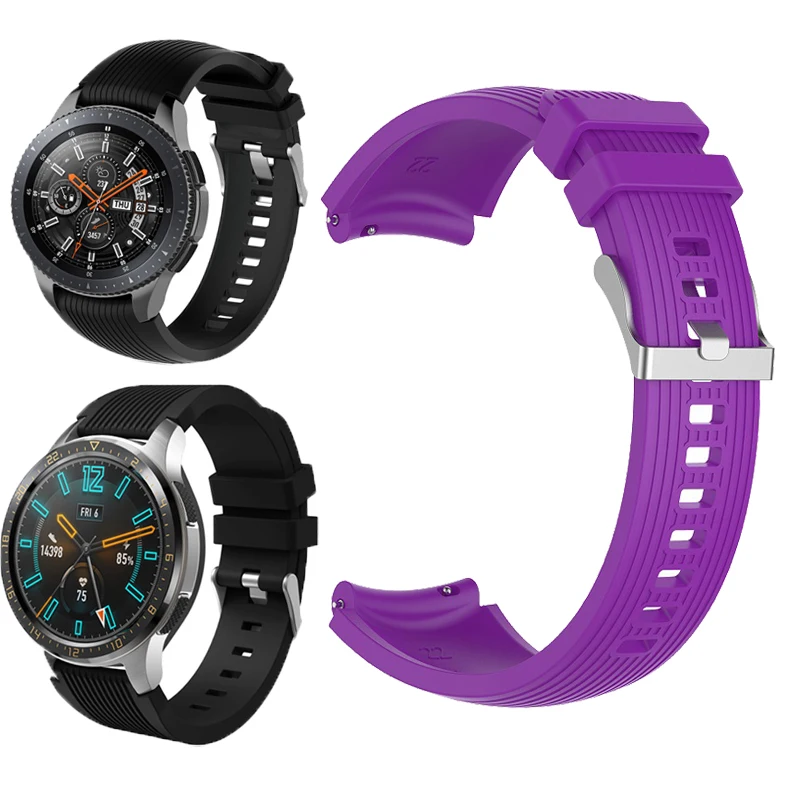 Ремешок для Samsung Gear S3 Frontier Classic galaxy Watch 46 мм Band 22 браслет смарт-часов huawei watch GT 2 classic |