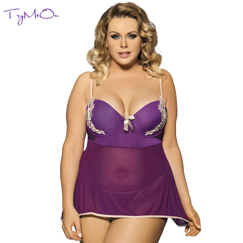 TryMeOn Lenceria Sexi Para Mujer прозрачная Детская кукла с открытой спиной сексуальное нижнее