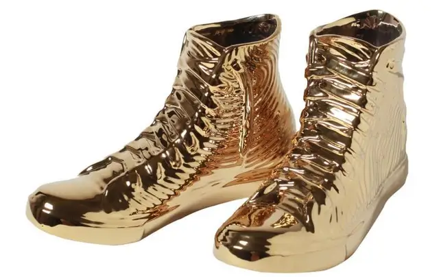 Creative Boot Bunga Pot Pekebun Rumah Dekor Ruang Sampel Vas Bunga