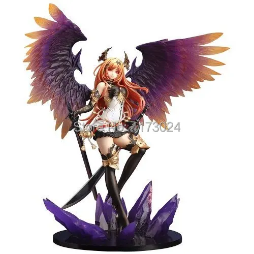 

Popular Card Games Kotobukiya Rage Of Bahamut Dark Angel Olivia Huge Winged 29CM PVC Figure Toy New Loose