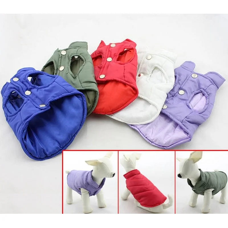Dog Down Jacket Small Dog Clothes Ski Vest Small And Medium Dog Coat