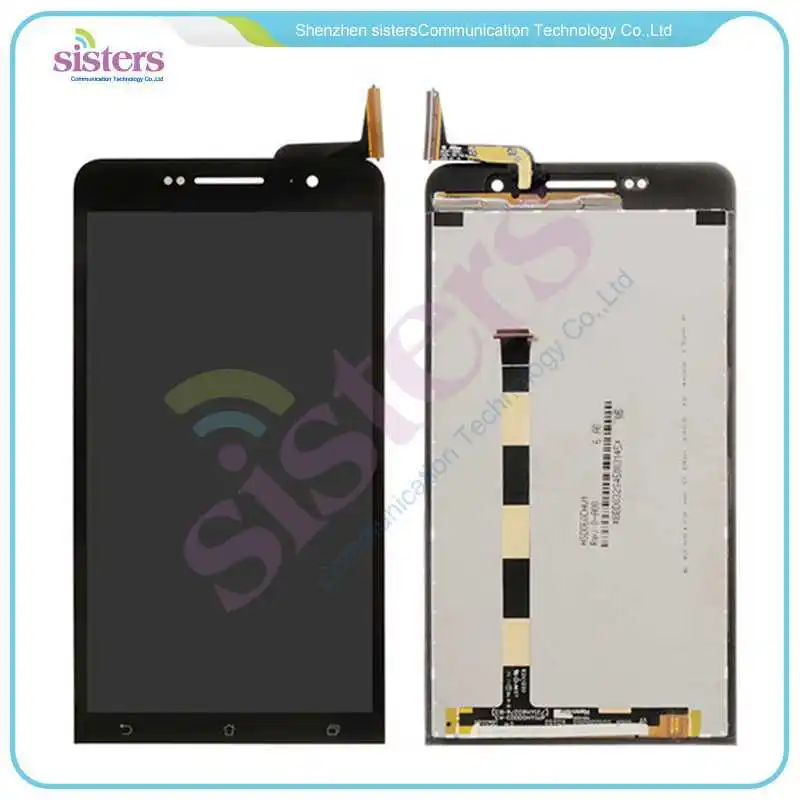 ASUS0007  Black LCD Screen and Digitizer Assembly For ASUS Zenfone 6 (1)