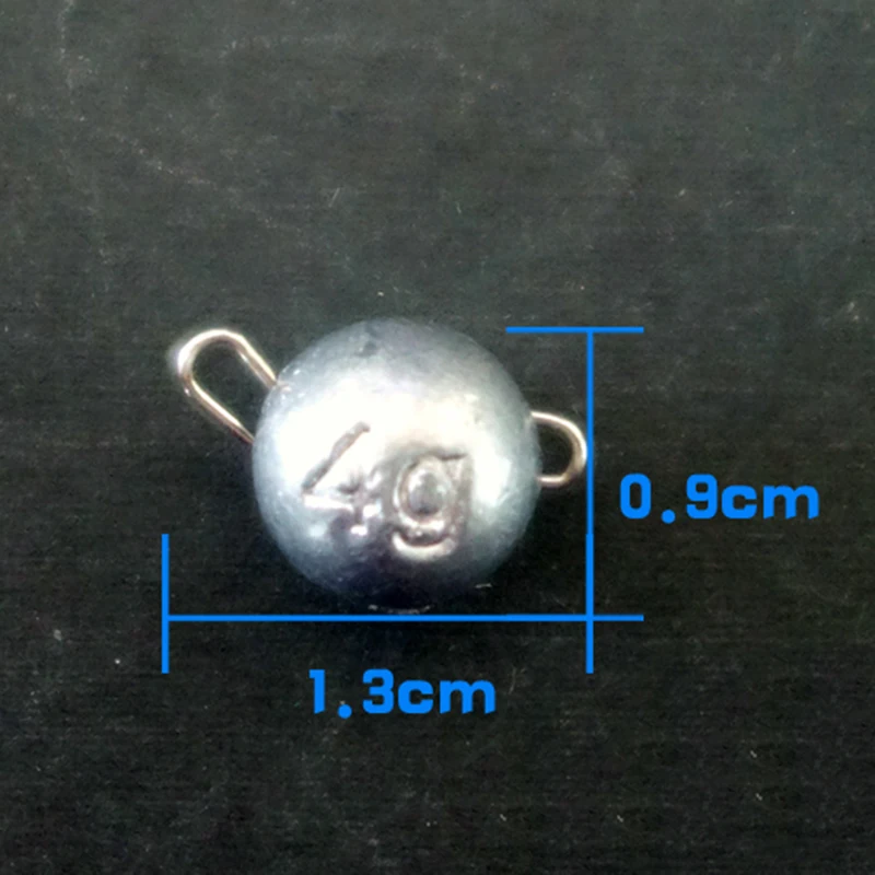 

4/6/8/10/12g Round Finesse Weight Lead Drop Sinker Jig Head Terminal Rig Fishing