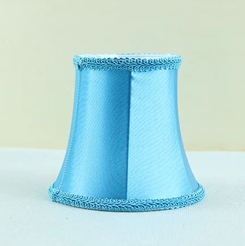 

Blue sconce fabric lamp shades, Chandelier Mini moroccan Lamp Shade, Clip On