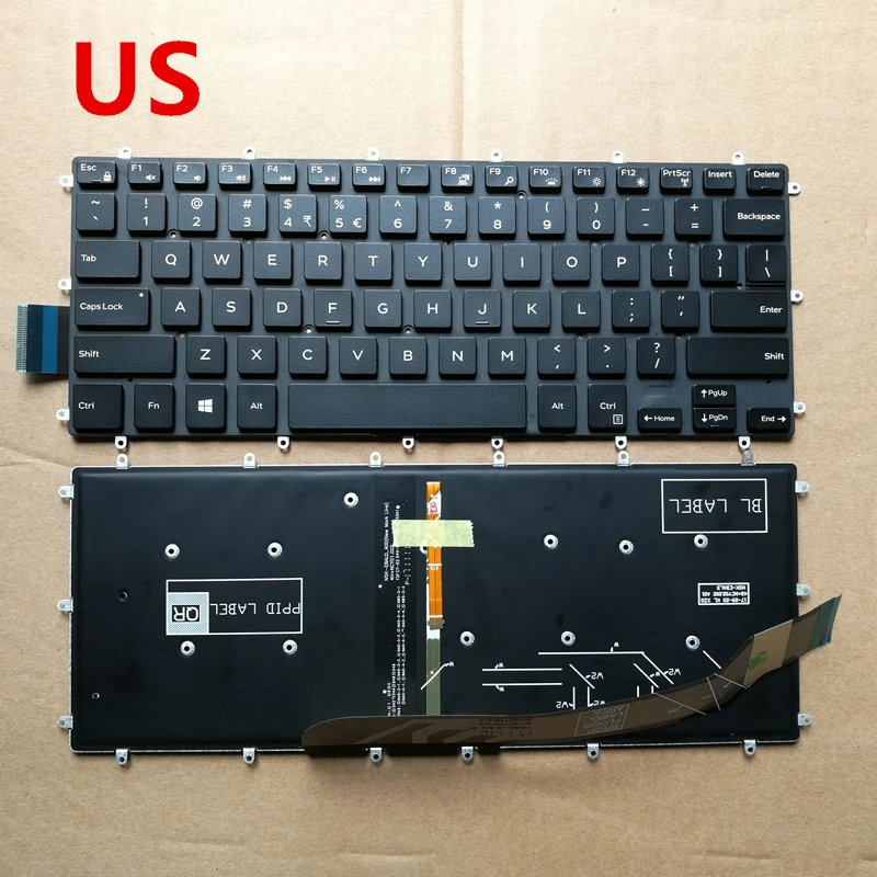 US new laptop keyboard for Dell Latitude 3379 Inspiron 15 7560 5578