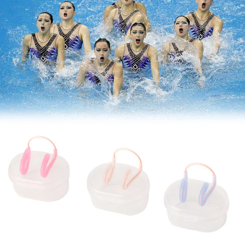 Silicone Swimming Nose Clip Plug Universal Swim Nose Nasal Splint Pince-nez Water Sports Protect Waterproof