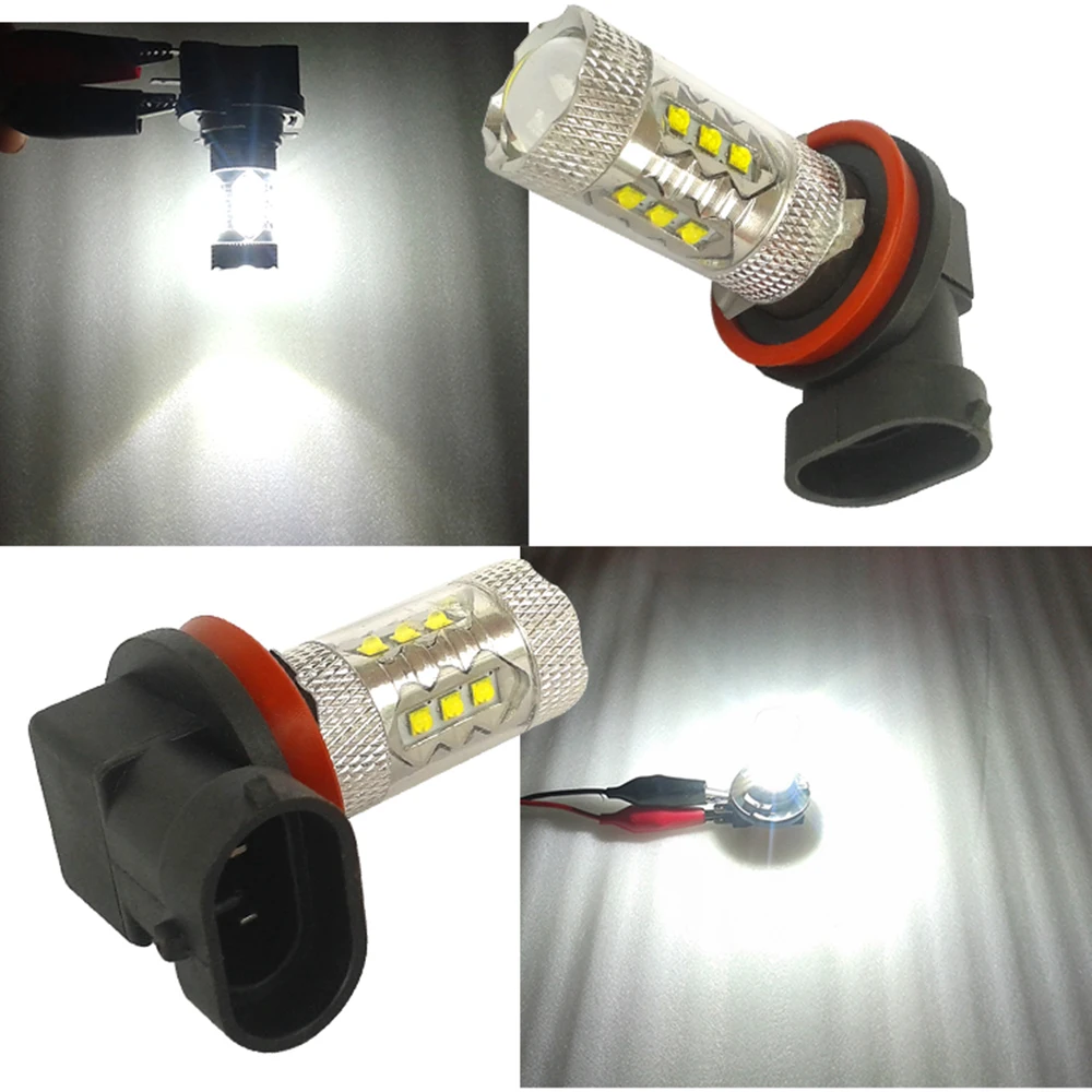 Cnsunny светильник светодиодный противотуманные лампы H11 H15 H7 H4 9005 9006 белый 1800Lm высокое Мощность противотуманная фара дальнего света светильник заменить светильник s 12V