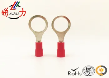 

100 PCS COPPER Insulated Ring Terminal RV 1.25-6 Insulated Ring Terminal Connector