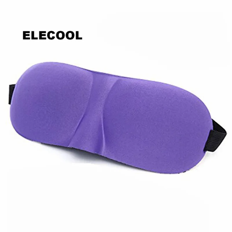 Elecool 3D твердая маска для сна, мягкая маска для отдыха и сна для отдыха в путешествиях, расслабляющая маска для сна, 3 цвета, доступный прибор для ухода за глазами