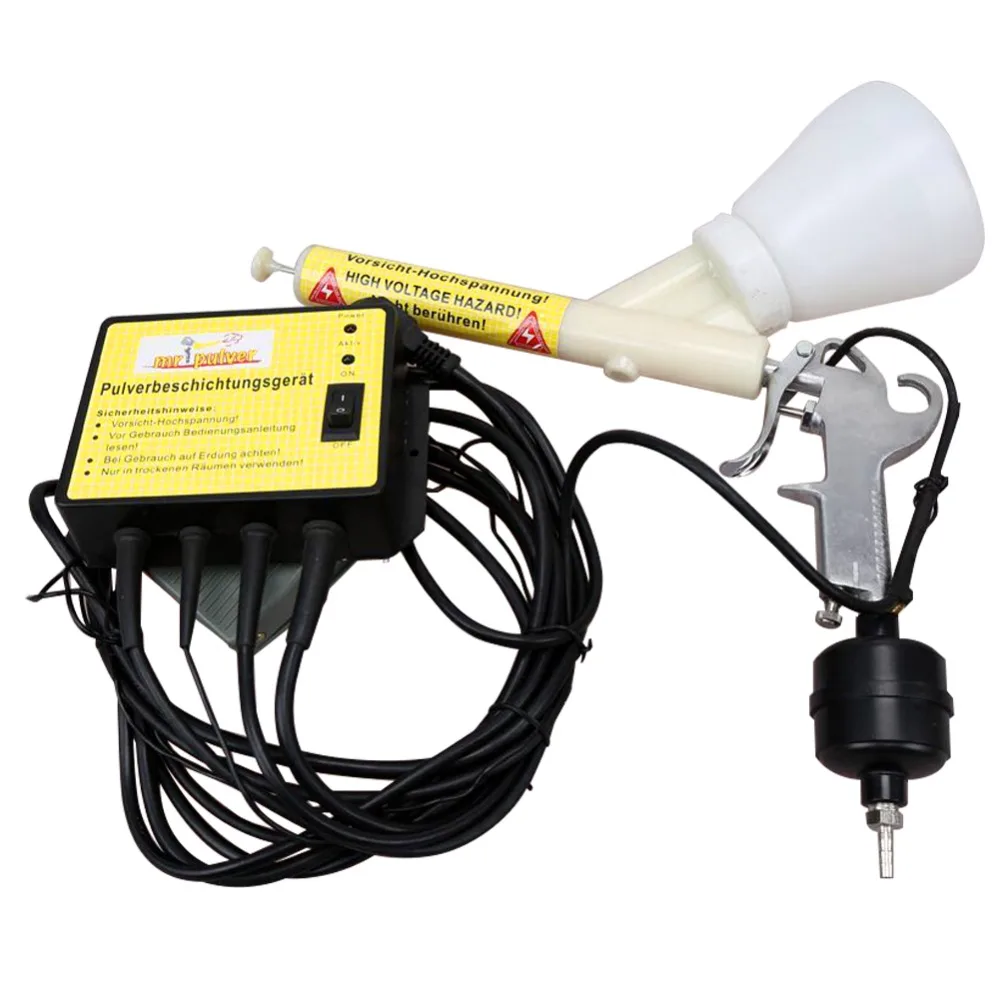 

Static Electricity Spraying Machine Metal Workpiece Spray Machine Mini Powder Coating System PC02 Electrostatic Spray Gun