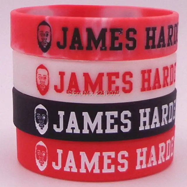 40pcs Head Inspirational I Am The Leader Here James Harden Silicone 40pcs Head Inspirational I Am The Leader Here James Harden Silicone Wristband Rubber Bracelets Free Shipping