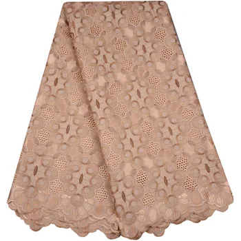 

High Quality African Cotton Swiss Voile Lace In Switzerland Cotton African Swiss Dry Lace For Party Dress A983