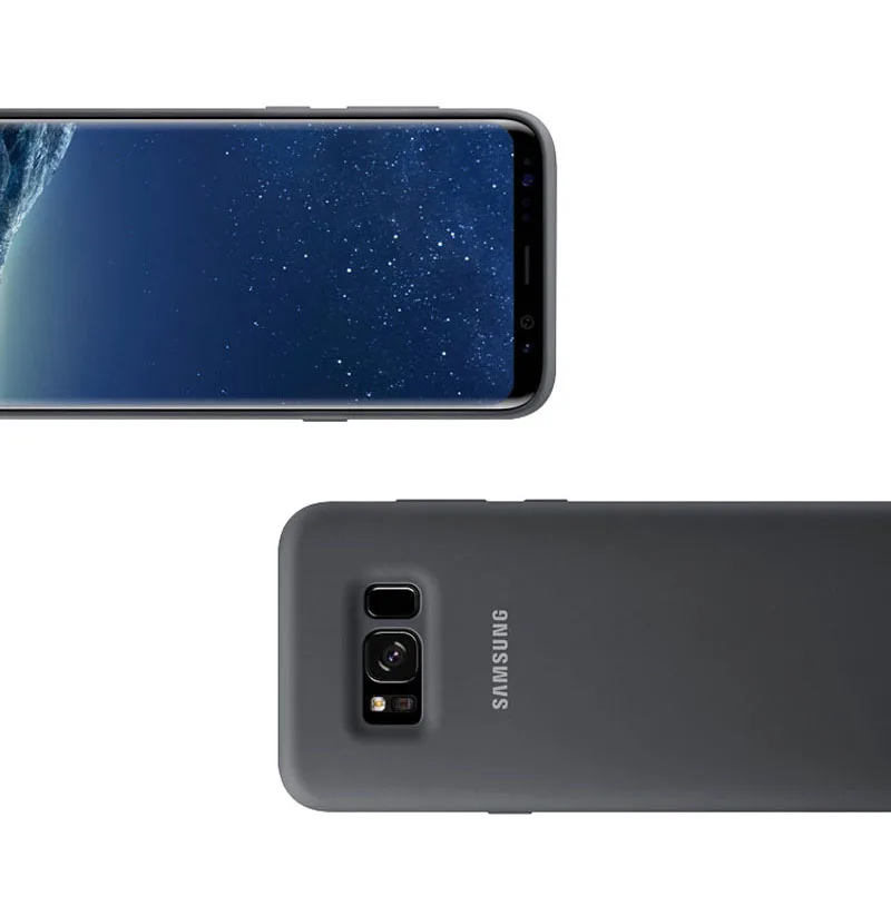 Официальный силиконовый чехол для Samsung Galaxy S8+ S8 плюс G9550 G9508 G950U SM-G9 SM-G955 S8 корпус телефона Модный мягкий чехол для задней крышки