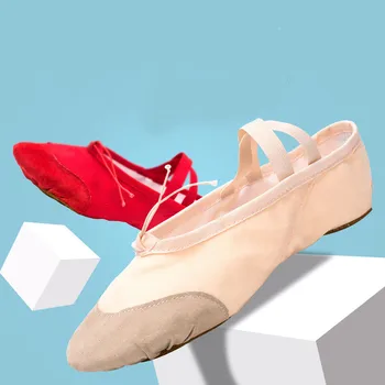 

Ballet Shoes For Women 2017 New Canvas Soft Ballet Dance Shoes Yoga Shoes Children Girls Women Professional Dance Shoe Slippers