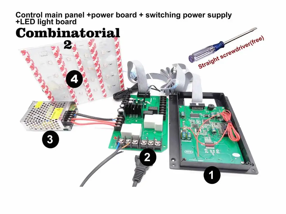 110V 220V30A 6 кВт термостат для сауны, парной - Цвет: Combination 2