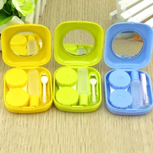 Портативный комплект для контактных линз, чехол, коробка, контейнер для хранения с держателем, полные аксессуары