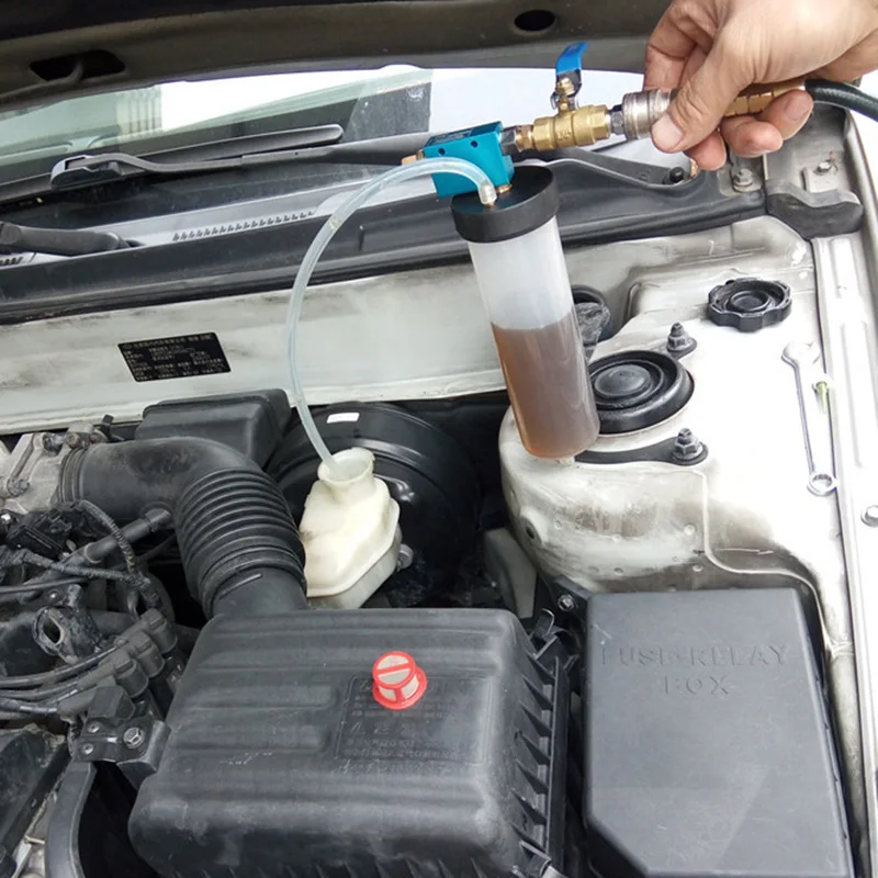 Car Trunk Brake Fluid Replacement Brake Pump Drained Tool Pumping Oil Bleeder Machine Garage Tools Pump Siphon Brake Fluid A002 high quality butterfly brake linings adjusting pump group of disassembling replacement tool repair special tools free shipping