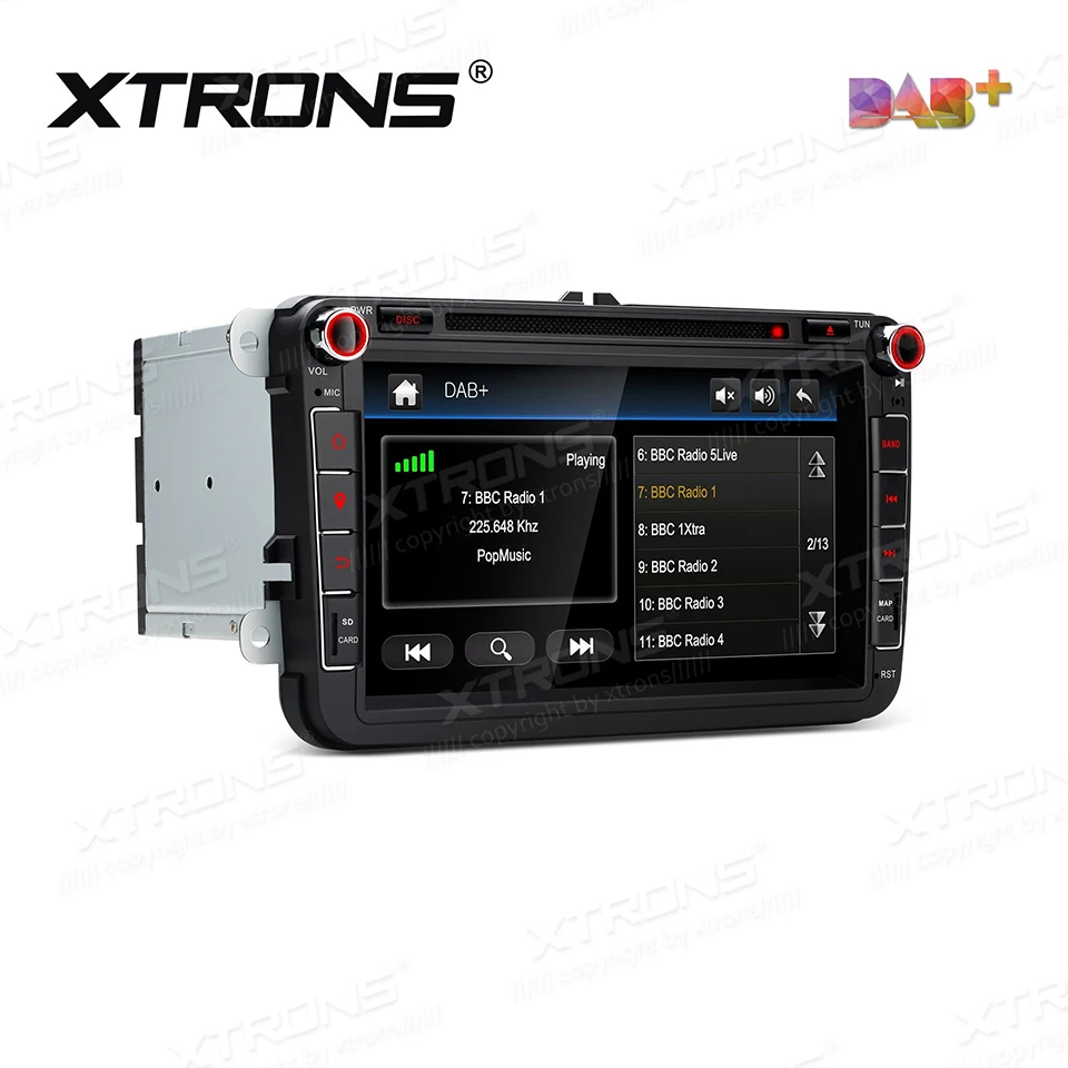 Автомобильный DVD плеер DAB + 8 дюймов с GPS SD RDS для Volkswagen VW Skoda Seat Golf Passat Polo Magotan Tiguan T5 Vento