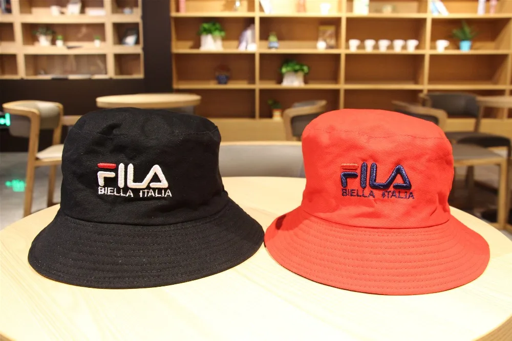 

Black red Unisex Bucket Hat Hunting Fishing Outdoor Cap Men's Women's Summer Sun Hat