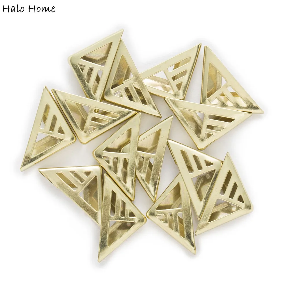 50Pcs 2 Colors Book Corner Scrapbooking Metal Protectors 23x16mm 7//8/"x 5//8/"