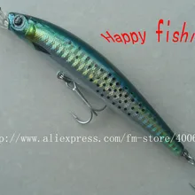 Японский Стиль bassterminator Минноу Рыбалка приманки m125fjerk приманки с высокое качество 2 Крючки Рыбалка приманки Пластиковые жесткий приманки