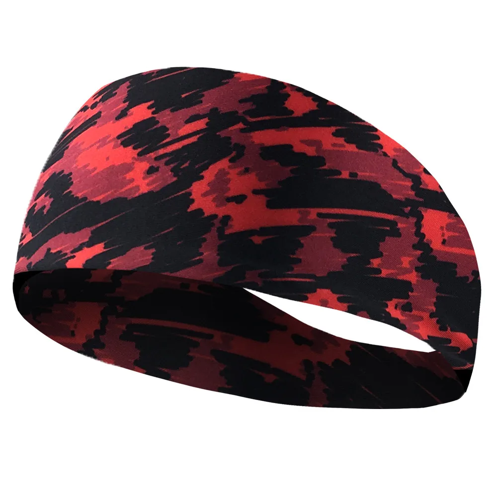 Man Breathable Headdress Cycling Yoga Dance Fitness Sports Antiperspirant Belt Workout Headband Hair Band Sports Fitness Running