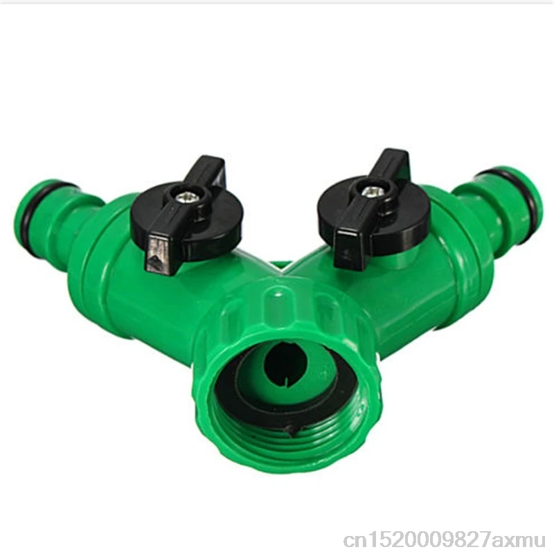 100PCS High Quality ABS Plastic Hose Pipe Tool 2 Way Connector Adapter