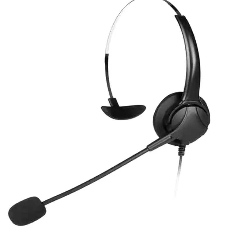 Call Center Headset with Microphone 3.5MM Plug Telephone Voice Interphone Headphone for Computer PC Game Volume Control Call Center Headset with Microphone 3.5MM Plug Telephone Voice Interphone Headphone for Computer PC Game Volume Control