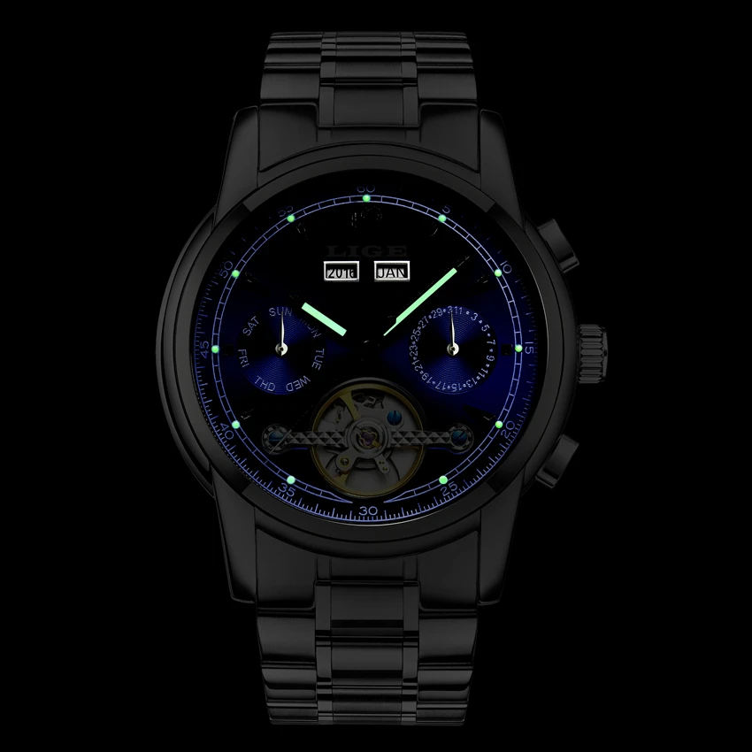 Luxury Brand Men Watches Mens Casual Automatic Mechanical Date Clock Male Waterproof Sports Watch Man Dress Wrist Watch Relojes