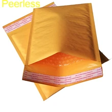 Peerless 160X220 мм 1 шт. пузырьковый конверт желтый Водонепроницаемый упаковочные почтовые конверты