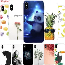 

Case For iphone XS Max XR X case soft Silicone fashion painting TPU cover for iphone 7 plus 6 plus 6s 6 case coque funda hoesje