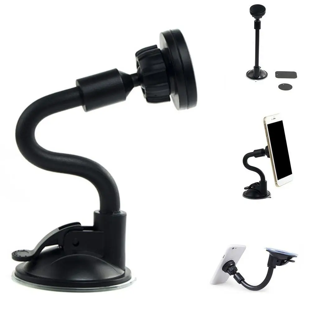 

Long Arm Universal Magnetic Windshield Dashboard Cell Phone Mount Holder for iPhone XS Max Samsung Galaxy S9 S8 Edge S7 S6 Note