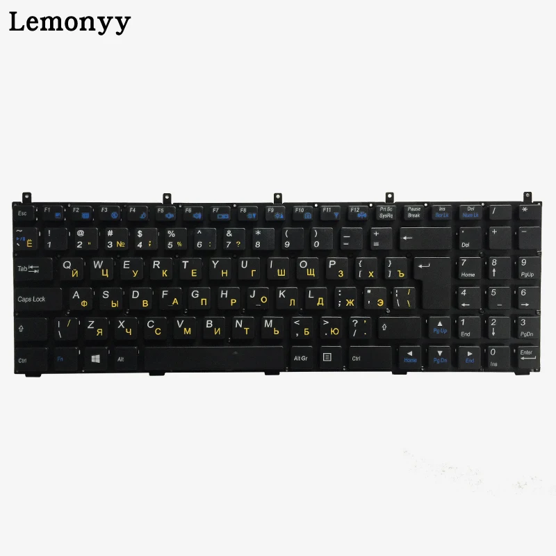  Russian Keyboard for Clevo W76 W760 W762 W765 P150 P150HM P170HM P151EM W150 W150HRM W150ER W170ER 