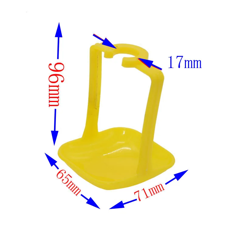 20 шт. перепелиные соски для кур водяные поилки красные Висячие чашки желтые ниппельные поилки для диаметра 25 мм трубы - Цвет: Цвет: желтый