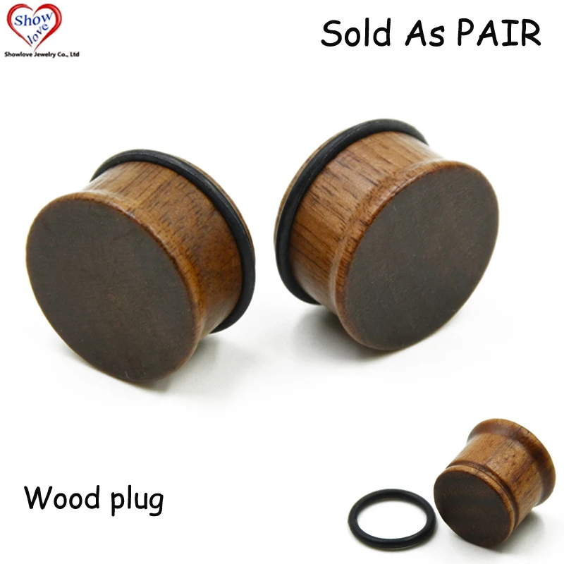 Pair 7/16" 11mm Yellow Jackfruit Organic Wood Concave Single Flare Ear Plugs 899 Pair 7/16" 11mm Yellow Jackfruit Organic Wood Concave Single Flare Ear Plugs 899