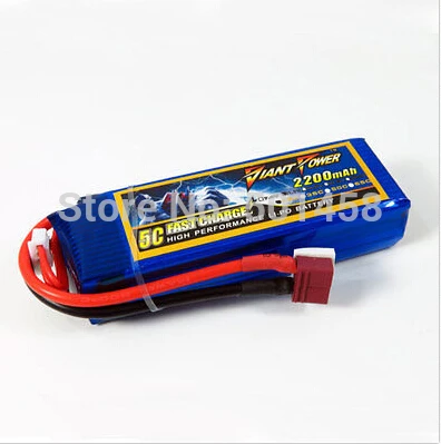 11.1V/3S 2200mAh 25C LiPo Battery for T-REX 450 RC Helicopter Hobby Model parts