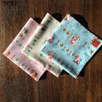 

Women Men Children handkerchief furoshiki cotton 100%/cartoon printed 35cm/Many uses